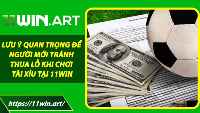 Lưu ý quan trọng để người mới tránh thua lỗ khi chơi Tài Xỉu tại 11win